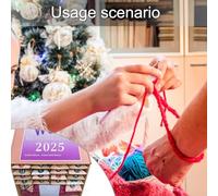 Craftsmen Choices Knitting Advent Calendar 2025 Offering Daily Inspiration Festive Projects with Wool Knitting Countdown Calendar