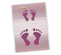 CraftStar Baby Footprint Stencil - Reusable Mylar Craft/AirbrushTemplate