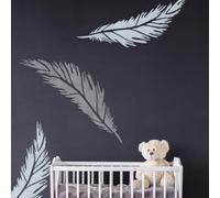 CraftStar Feather Stencil - Large Reusable Mylar Feather Template