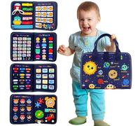 Craftstory busy toddler table, Montessori toys for 3 year old girls birthday 8 in 1 busy sensory educational learning books for 3 year old, travel toys