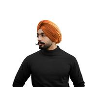 CRAFTSTRIBE Sikh Traditional Turban Patka Punjabi Sardar Pagri Dastar Cotton Full Voil for Men and Boys (5 Meter)