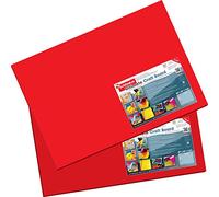 CraftTex, Bubbalux Craft Board, Heart Red, Pack of 2 Letter Size Sheets (FCBU2030RD2)