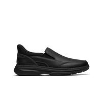 Craftwell Step Black Tumbled Slip Ons Clarks Black 8-Standard Fit