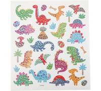 Crafty Capers Fun Dinosaurs | Sheet of Holographic Stickers