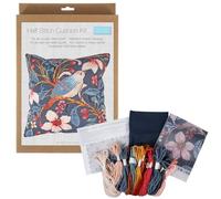 Crafty Capers Magnolia Bird Cushion Cover | William Morris Style | Half Stitch Tapestry Kit