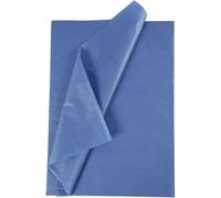 Crafty Capers Mid Blue | 25 Large Sheets of Tissue Paper | 50x70 cm | Craft & Gift Wrapping