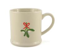 Crafty Capers Mistletoe | Stoneware Mini Mug | 7.5cm Tall | Gisela Graham Christmas