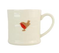 Crafty Capers Robin | Stoneware Mini Mug | 7.5cm Tall | Gisela Graham