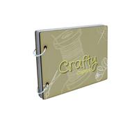 Crafty Capers Scrapbook: DIY Craft Journal with Craft Project Ideas and Handmade Crafts Record