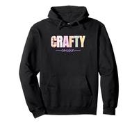 Crafty Cousin Gingham Pattern Design Pullover Hoodie
