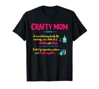 Crafty Mom Definition DIY Handmade Arts and Crafts Hobby T-Shirt
