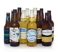 Crafty Nectar 12 x 500 ml Low Alcohol Craft Cider Selection | Vegan & Gluten Free Gift Set | 0.5% ABV Mixed Case - 2 of Each Flavour