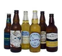 Crafty Nectar 6 x 500 ml Low Alcohol Craft Cider Selection | Vegan & Gluten Free Gift Set | 0.5% ABV Mixed Case