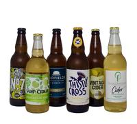 Crafty Nectar 6 x 500 ml Medium Dry Craft Cider Gift Set | Vegan & Gluten Free Sparkling Selection | Award Winning | Mixed Case