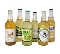 Crafty Nectar - Craft Perry Cider Discovery Gift Box Set of Sparkling Drinks | 100% Fresh-Pressed & Naturally Fermented Pear Juice Ciders | Vegan & Gluten Free | Mixed Selection (6 x 500 ml Bottles)