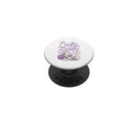 Crafty Queen Yarn and Paws Cat Lover Knitting Design PopSockets Adhesive PopGrip