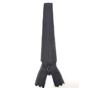 Crafty Things Closed End Nylon Auto-Lock Invisible/Concealed Zip - No. 3-9" (23cm) Long - Black (C580)