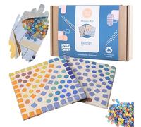Crafty You Crafty Me - Mosaic Coaster Craft Kits for Adults, Teens, Kids, Craft Gifts Made in UK, 95 x 95mm