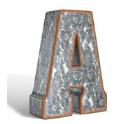 CraftyCrocodile 3D Letter A for Hanging or Freestanding