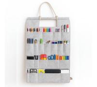 CRAFTYLINES Eco-Friendly Over Door Storage Organiser, Hanging Organiser RECYCLED FROM 16 PLASTIC BOTTLES, Window Pockets Organizer For Home, Kitchen, Stationery, Cleaning Supply, Makeup & Tools