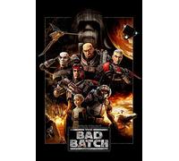 Craftylittlepenguin Star Wars Bad Batch Poster 2022 Print Unframed A3 A2 A4 Maxi Art Wall Art Home Decor Movies Cinema Disney- 2112 (A4-210 x 297 mm)