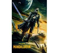 Craftylittlepenguin Star Wars The Mandalorian Season 3 Poster 2023 Print Unframed A3 A2 A4 Maxi Art Wall Art Home Decor Movies Cinema Disney- 2197 (A2-420 x 594 mm)