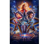Craftylittlepenguin The Marvels Movie Poster 2023 Print Unframed A3 A2 A4 Maxi Art Wall Art Home Decor Movies Cinema Disney Captain Marvel - 2289 (A3-297 x 420 mm)