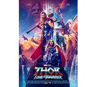 Craftylittlepenguin Thor Love and Thunder Poster 2022 Print Unframed A3 A2 A4 Maxi Art Wall Art Home Decor Movies Cinema Disney- 2067 (A1-594 x 841 mm)