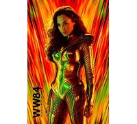 Craftylittlepenguin Wonder Woman 84 Movie Poster Print Wall Art A6 A5 A4 A3 A2 Maxi Movie DC Comics 2020-1889 (A3-297 x 420 mm)