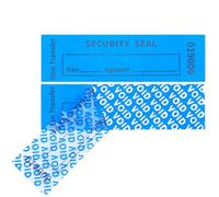 CRAFTYMELODY 100Pcs Security Warranty Void Stickers Non Transfer Tamper Evident Security Stickers Tamper Proof Labels Secure Seals for Reusable Package or Expensive Surface with Serial Numbers