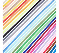 CRAFTYMELODY 30Pcs Elastic Ribbon 30 Colors Nylon Elastic Cord Folding Soft Stretch Trim Colorful Garment Accessories Mix Color Webbing Tape for Sewing Crochet Hair Bow DIY Crafts 15mm Wide
