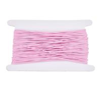 CRAFTYMELODY 35 Yards Elastic String Cord 2mm Pink Beading Elastic Cord Stretchy String Rope for Jewelry Making Friendship Bracelets Beaded Necklace Fabric Sewing DIY Crafts Home Decor