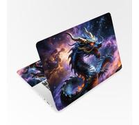 CRAFTYMELODY Laptop Skin Sticker Decal Dragon PVC Vinyl Sticker Notebook PC Protector Waterproof Scratch Resistant Laptop Skin for 12.1 13 13.3 13.6 14 15 15.3 16 Inch Cosmic Dragon