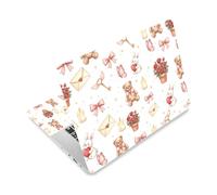 CRAFTYMELODY Laptop Skin Sticker Decal PVC Vinyl Quote Sticker Notebook PC Protector Waterproof Scratch Resistant Laptop Skin for 12.1 13 13.3 13.6 14 15 15.3 16 Inch Cute Bear Bunny