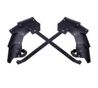 CRAFTYMELODY Medieval Faux Leather Double Pauldron Black Vintage Mercenary Knight Shoulder Imitation Leather Viking Double Pauldrons Renaissance Costume Accessories for Mercenary Knight Cosplay