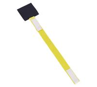 CRAFTYMELODY Softball Pitching Training Aids 11.6 Inch Professional Softball Pitching Tools Yellow Polyester Elastic Softballs Circle Pitcher Belt Leg Wrapping Strap Rugby Train Sports Equippment