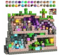 CraftyNest Magnetic Blocks, 150PCS Magnetic Building Blocks, Stacking Magnets for Kids, Sensory Toy for STEM Constructions Magnet Blocks for Boys Girls Age 3 4 5 6 7 8-12 Birthday Gifts