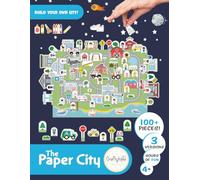 Craftytopia Creatables: Build Your Own Paper City!: A Cut, Color & Create Activity Book for Kids with 41 Pages of Buildings, People, Vehicles, and Templates to Design Your Own Town