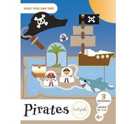 Craftytopia Creatables: Pirate Activity Book for Kids: Includes Pirate Puppets, Ships, Maps & Treasure for Creative Kids