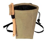 Crag Chalk Bag - Bouldering Chalk Bag Bucket Workout Organizer | Lifting Storage Pocket | Portable Rock Climbing Accessories for Fitness Training Basketball Gymnastics Badminton Golf