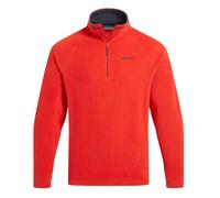 Crag hoppers Men's Corey VI Half Zip Fleece Lightweight Insulating Top, Pimento Red, 3XL