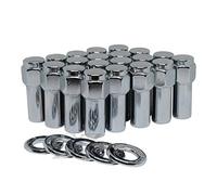Cragar SST Mag Lug Nut 12x1.25 with Center Washer Set of 20 Pcs