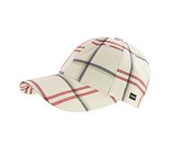 CRAGGI BAGS AND ACCESSORIES Unisex Signature Check Baseball Cap, Navy Red Cream, One Size-L UK