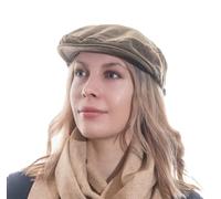 CRAGGI BAGS AND ACCESSORIES Women's Adventure Flat Cap, Brown, One Size-M UK