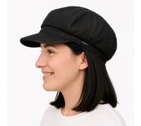 Craggi Denim Country Style Baker Boy Hat in Black Craggi Black One Size