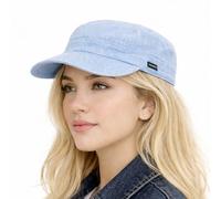CRAGGI Newsboy Cap,Blue,Washed Denim,Baker Boy, Cadet Sports Hat,