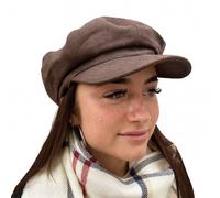 Craggi Women's Cotton Style Baker Boy Hat - Brown Craggi Brown One Size