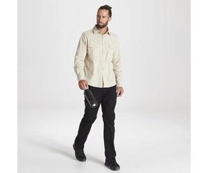Craghopper Men's Kiwi Long Sleeved Shirt with Zip Up Pocket, Sun and Insect Protection Fabric, for Outdoors, Walking, Hiking and Camping