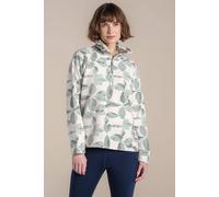 Craghoppers Annjela Half Zip Printed Fleece In Green Green