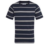 Craghoppers Men's Buffon Short Sleeved T-Shirt Blue Navy Stripe